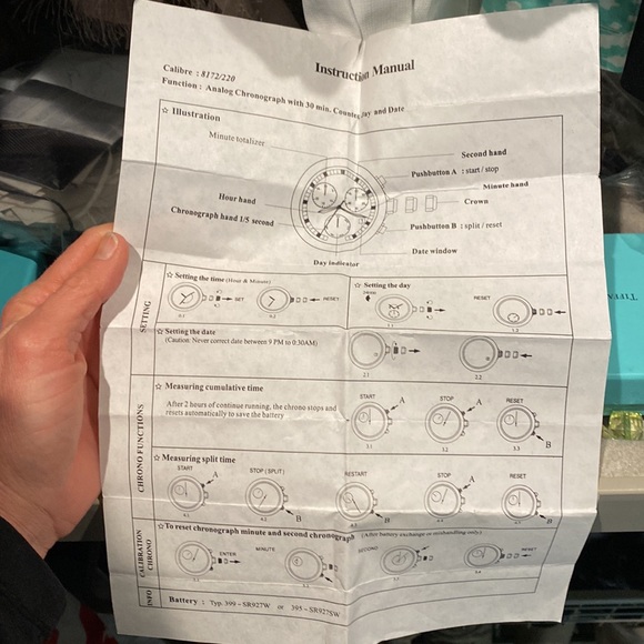 Invicta 0281 Watch - beautiful turquoise with diamond-cut around face - Picture 11 of 11